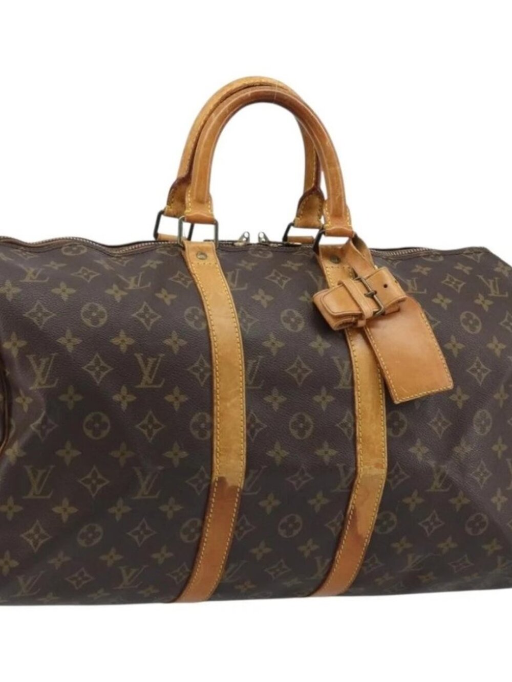 LOUIS VUITTON Monogram Keepall 45 Boston Bag